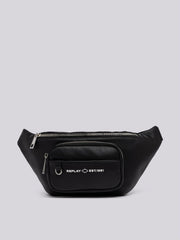 REPLAY WAIST BAG WITH HAMMERED EFFECT