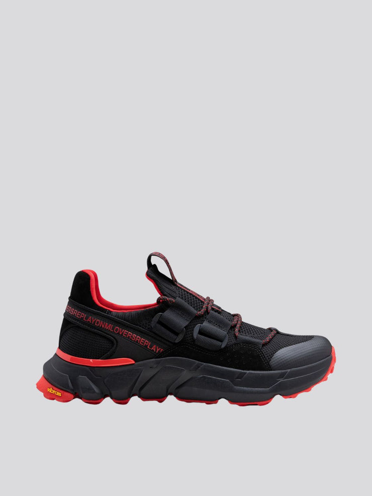 REPLAY SPLIT CAMO SNEAKERS